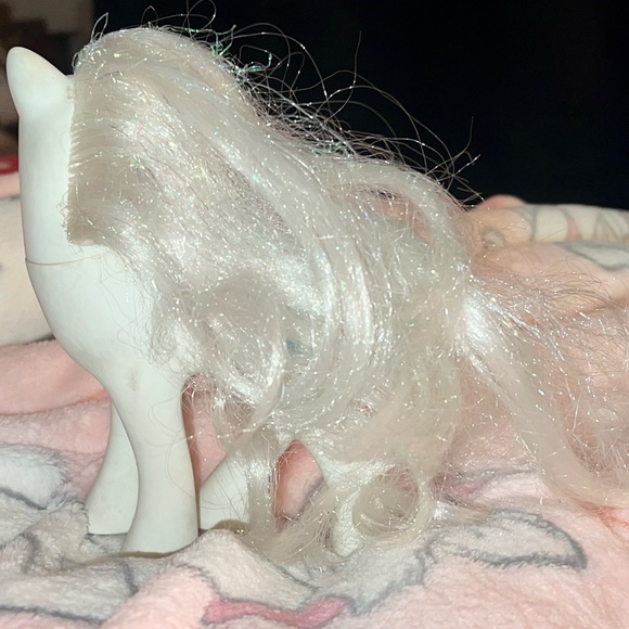 VTG 1989 My Little Pony G1 Bridal Beauty Wedding Bride Pony Hasbro White Doves - Picture 12 of 16